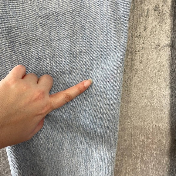 Abercrombie & Fitch 90s High Rise Straight Jeans 31/12R Y2K Retro Hip Hop Street - Picture 4 of 9